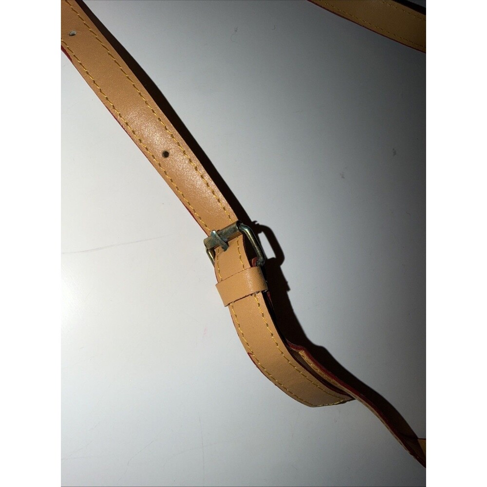 Vintage Purse Striped Briefcase Satchel Bag Canvas Handle Strap Black Tan - Picture 12 of 13